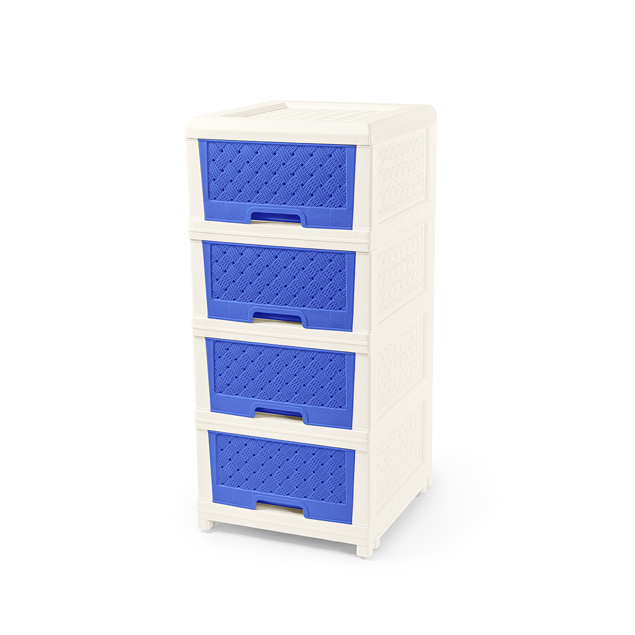 White & Blue