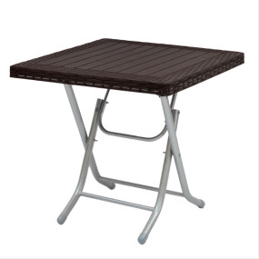 Rattan square  folding Table