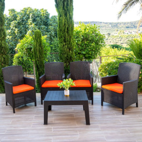 4 Havana Seaters + Havana Coffee Table
